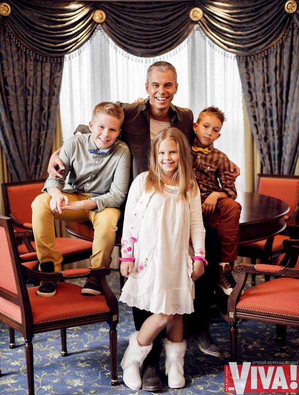 Андрей Доманский и его семья